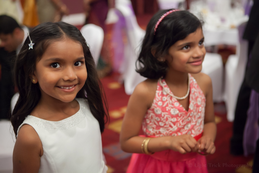 pretty girls at a Sri Lankan wedding
